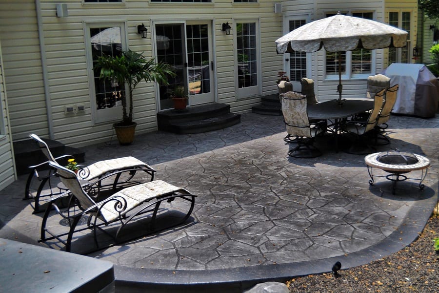 Stamped Concrete The Best Material To, Stamped Concrete Patio Cost Diy